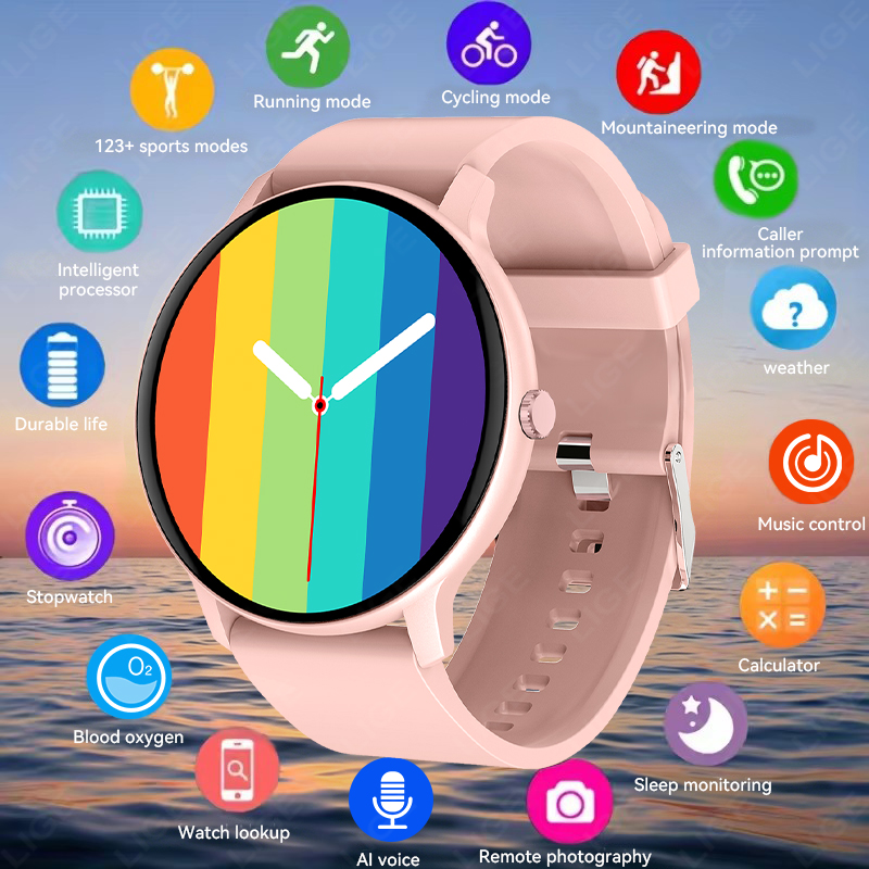 Smartwatch Faces - LIGE 2026 Smartwatch z możliwością tworzenia