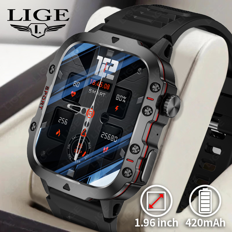 Smartwatch Faces - LIGE inteligentny zegarek na zewnątrz mężczyźni
