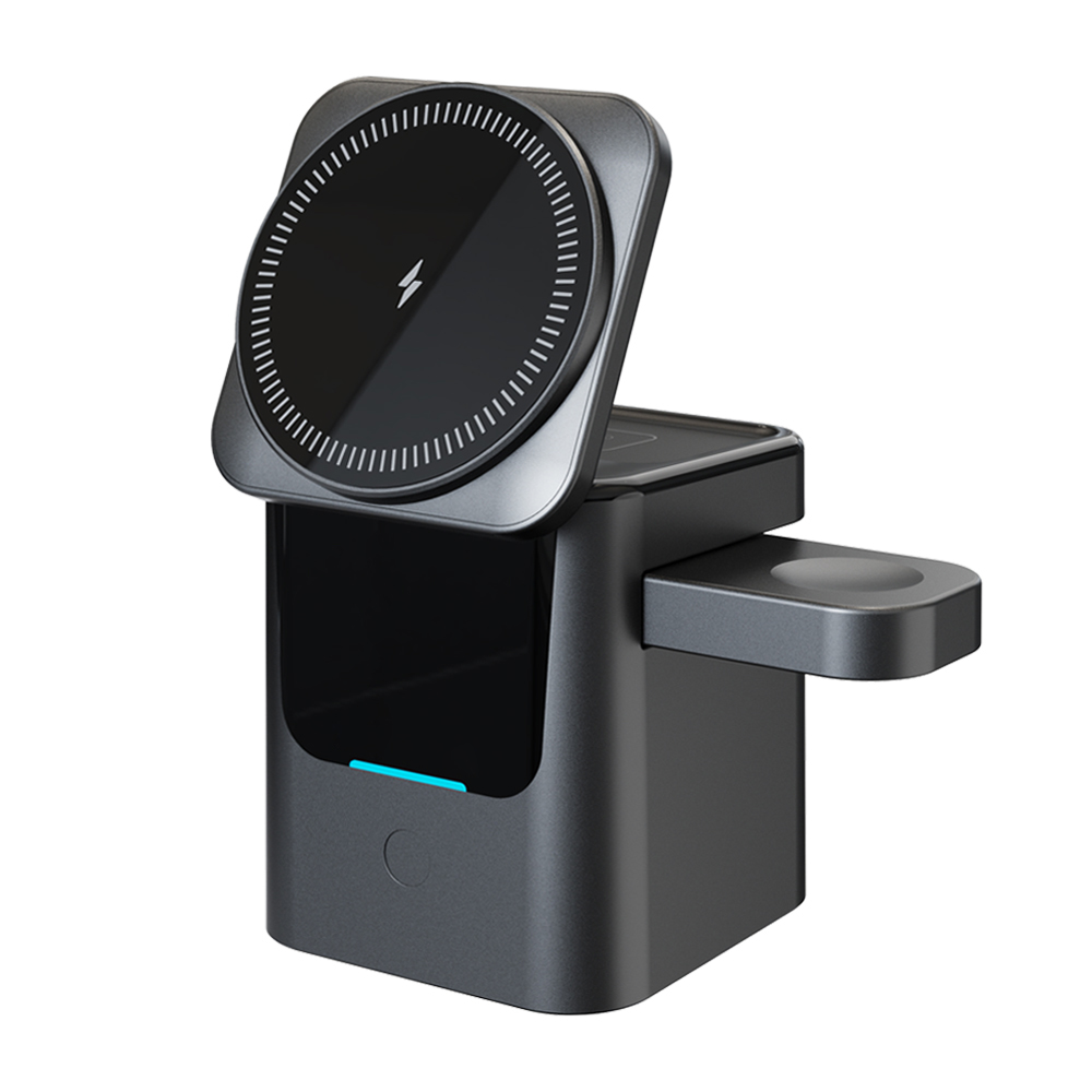 Wireless Charger Watch - Magnetyczna stacja ładująca 3 w 1