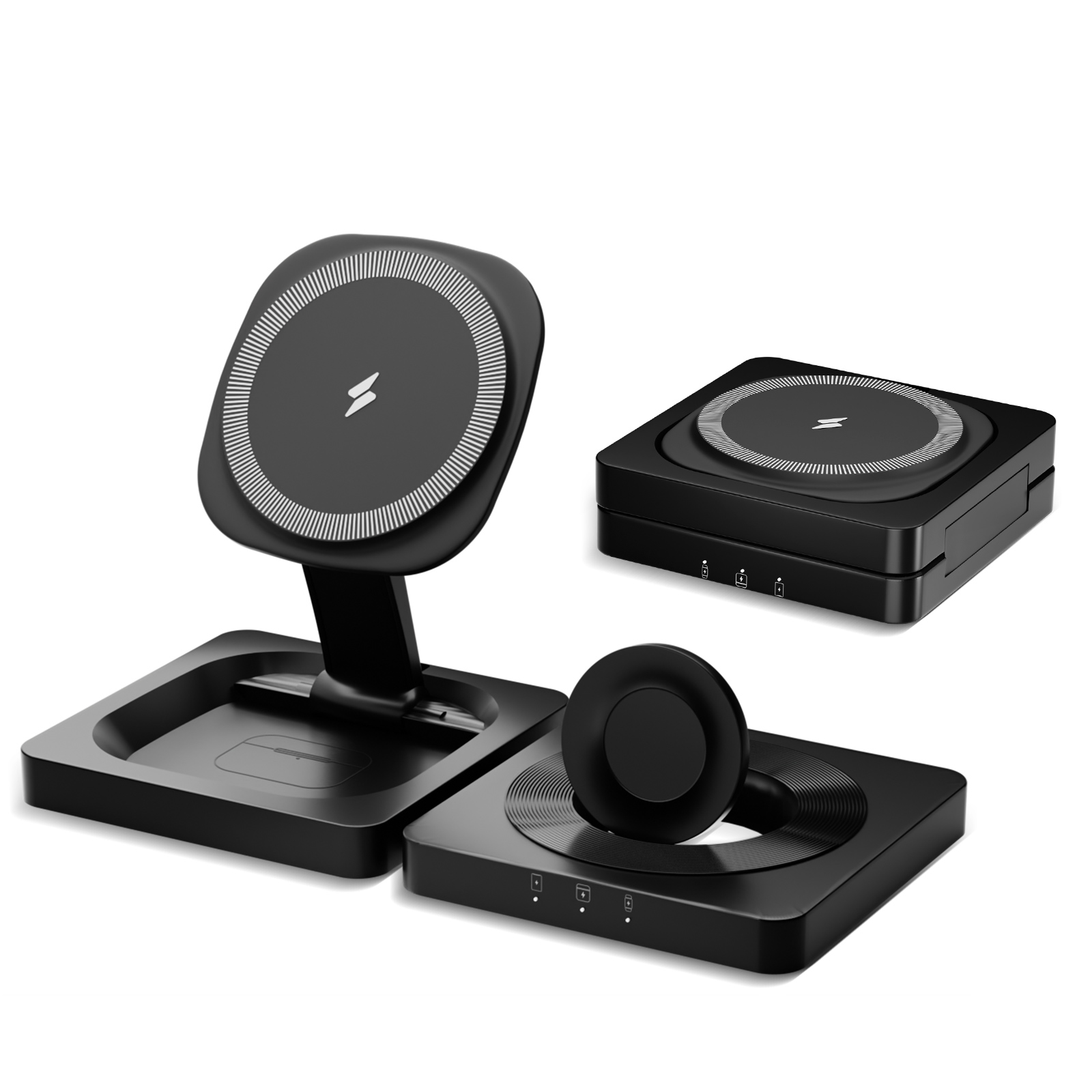 Wireless Charger Watch - Ładowarka bezprzewodowa 3 w 1 15W,