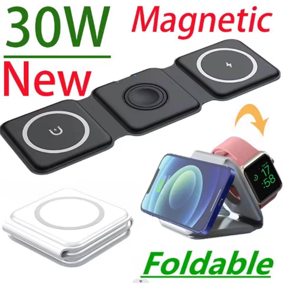 Wireless Charger Watch - Przenośna magnetyczna bezprzewodowa ładowarka 3 w