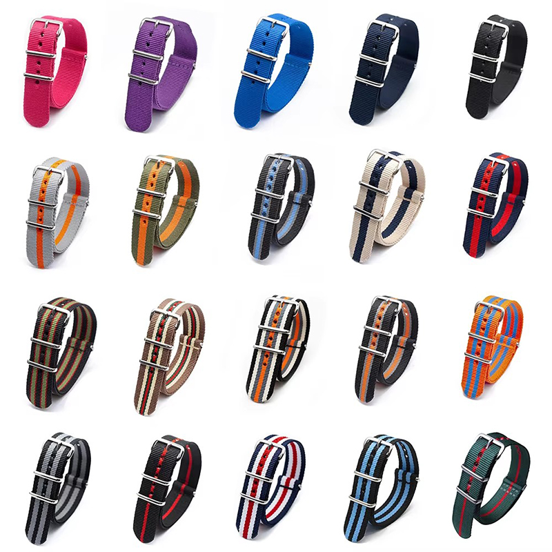 18/20/22/24mm Cambos paski moc – Nylon Nato Strap recenzja i cena
