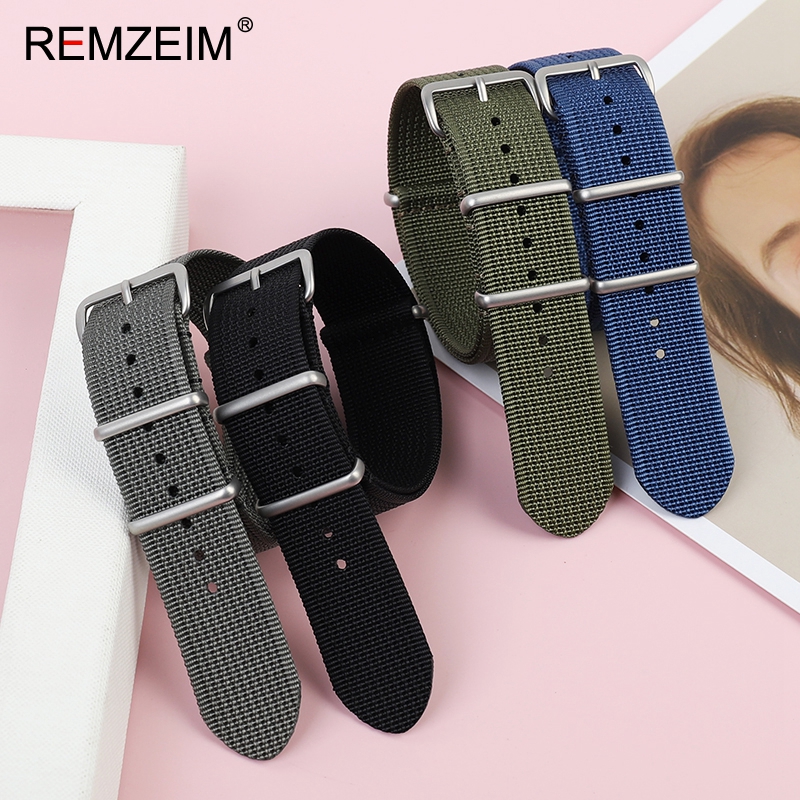 Nowy prążkowany nylonowy pasek – Nylon Nato Strap recenzja i cena