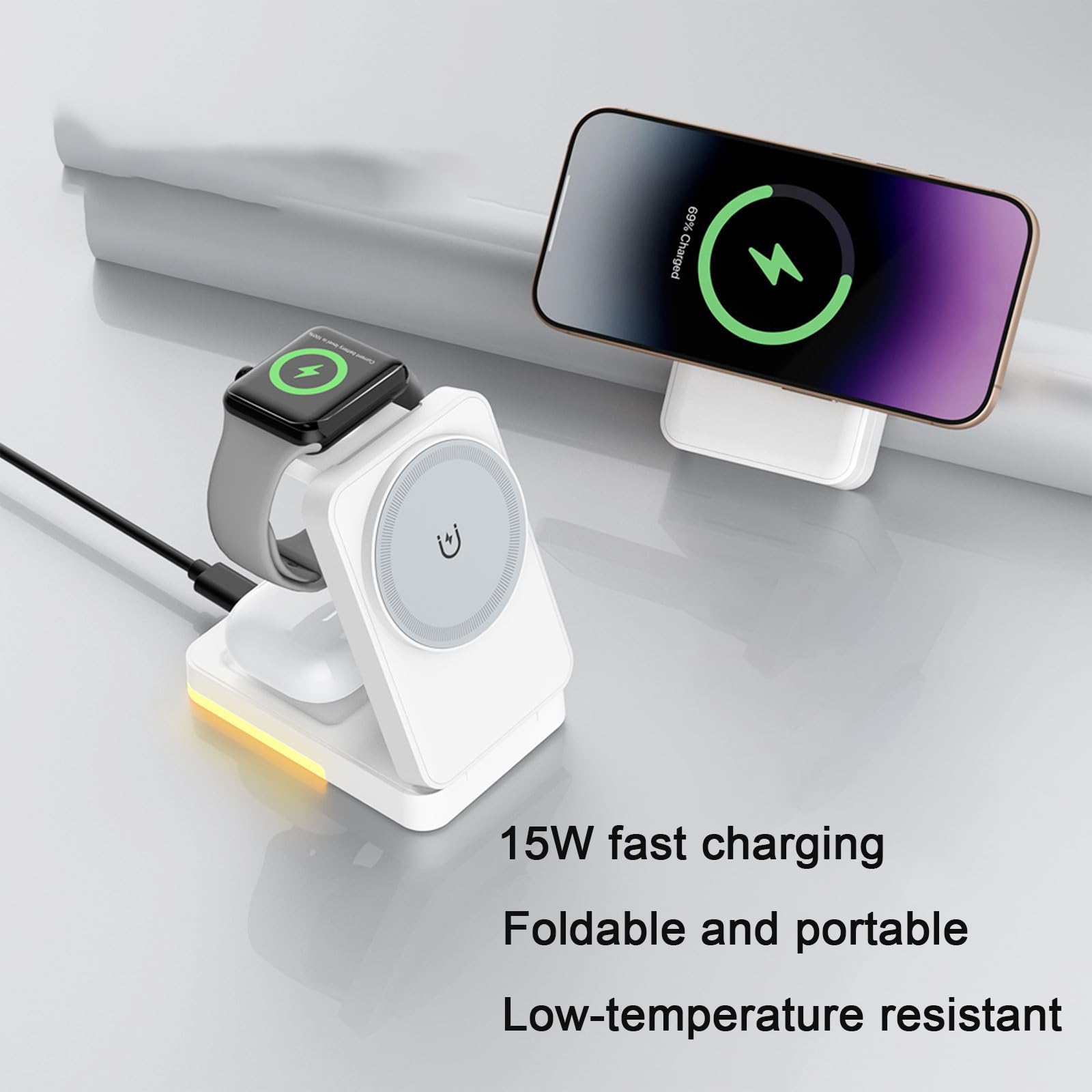 Składana ładowarka bezprzewodo – Wireless Charger Watch recenzja i cena