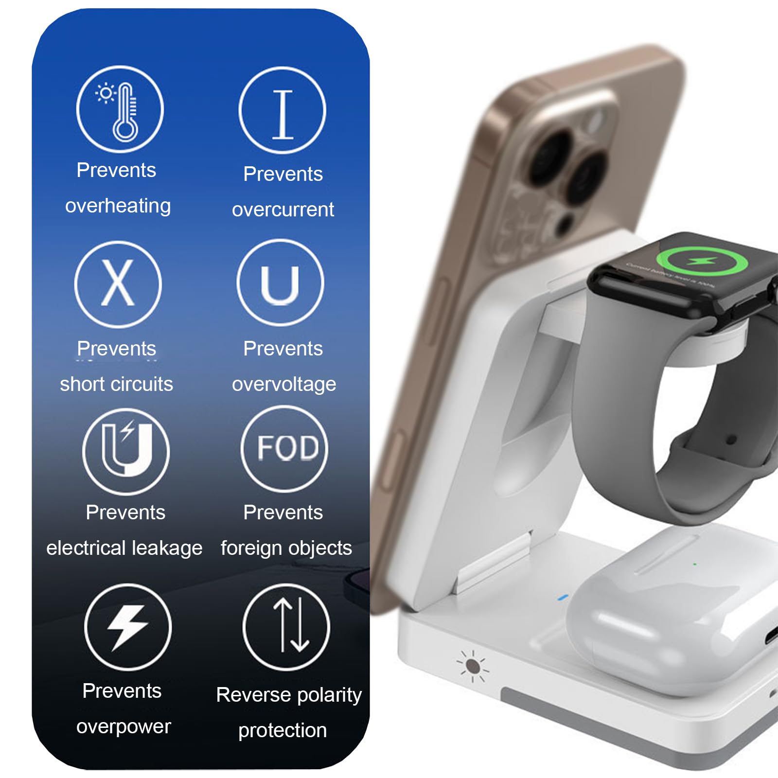 Składana ładowarka bezprzewodo – Wireless Charger Watch recenzja i cena