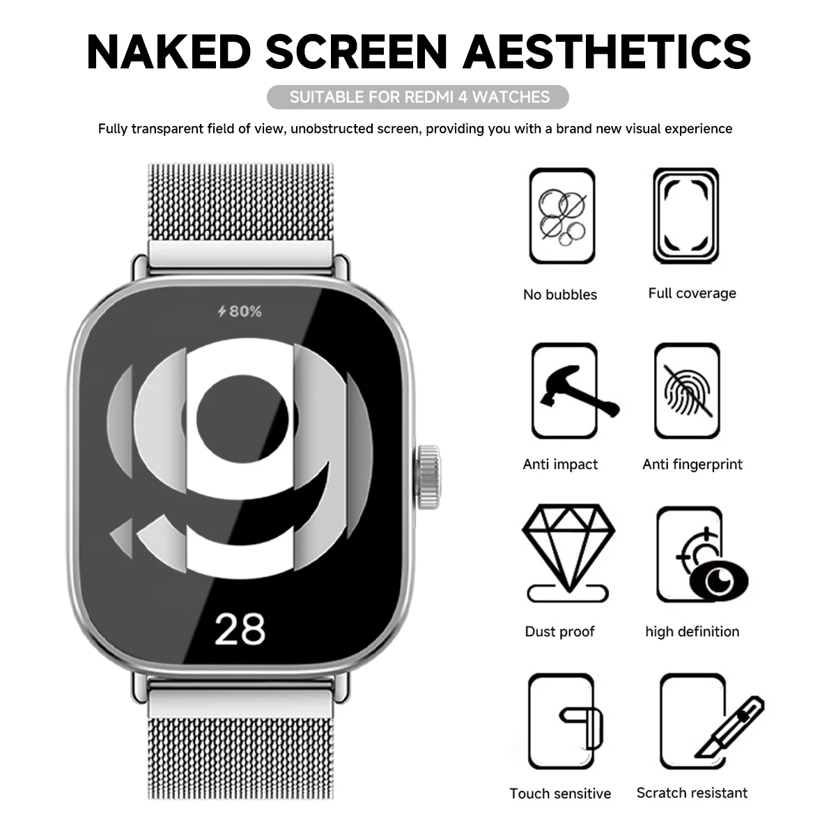 Szkło hartowane do Xiaomi Redm – Smartwatch Icon recenzja i cena