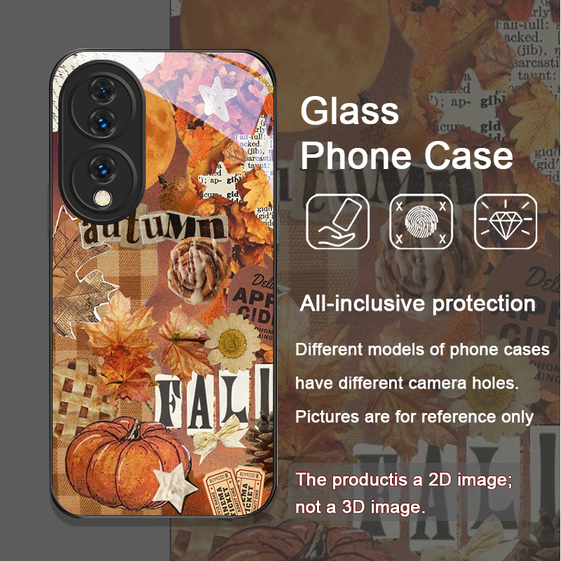 Retro, jesienne liście, wzór w – Huawei Nova 12 recenzja i cena