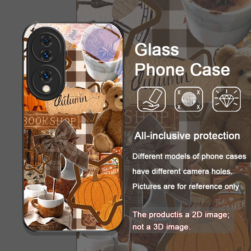 Retro, jesienne liście, wzór w – Huawei Nova 12 recenzja i cena