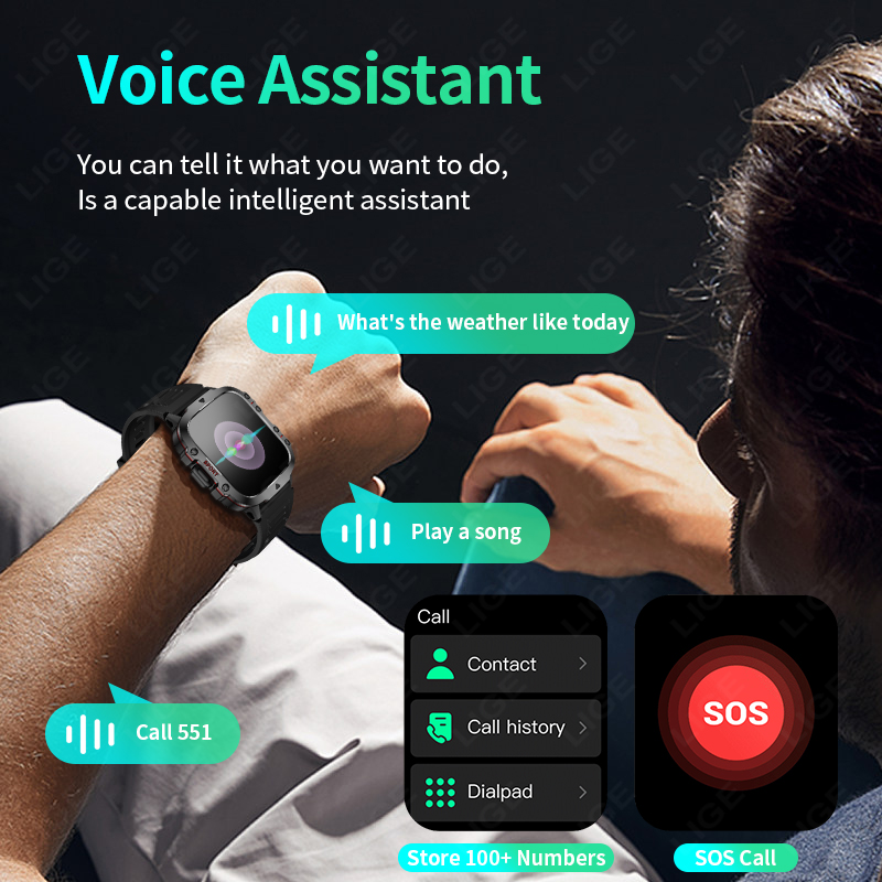 LIGE inteligentny zegarek na z – Smartwatch Faces recenzja i cena