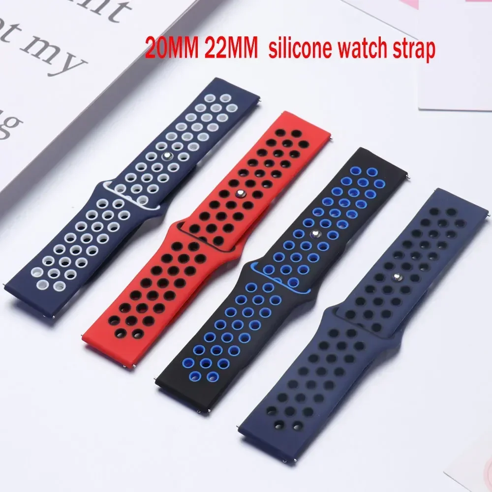 22MM 20mm silikonowy pasek do  – Xiaomi Smartwatch S4 Accessories recenzja i cena