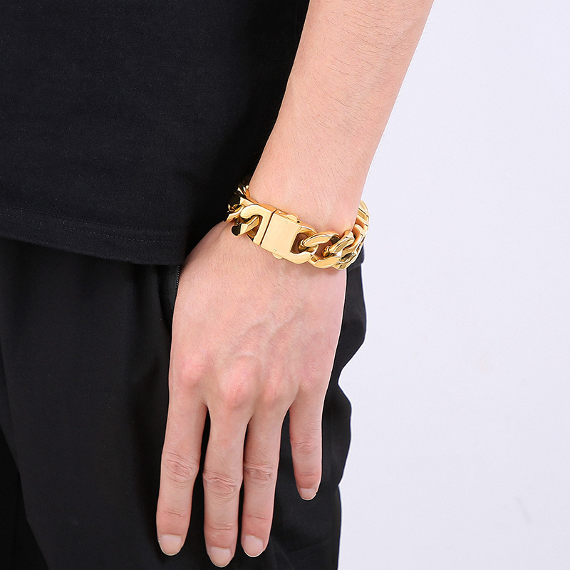 20MM Heavy Punk Retro Cuban Cu – Ceramic Link Bracelet recenzja i cena