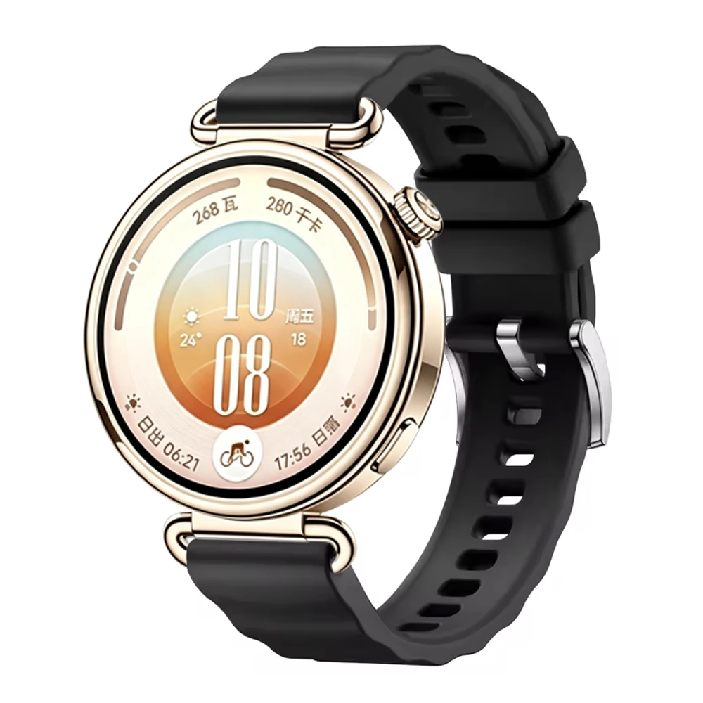 18mm falisty silikonowy pasek  – Smartwatch X2 recenzja i cena